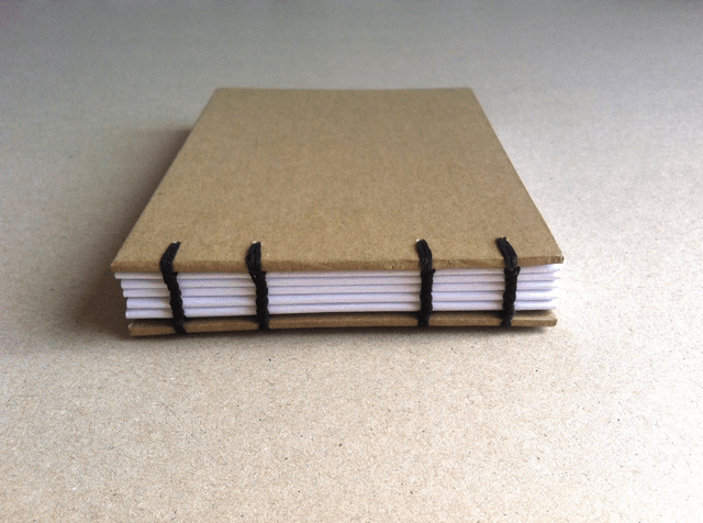 Agenda à remplir - Format paysage - Kraft