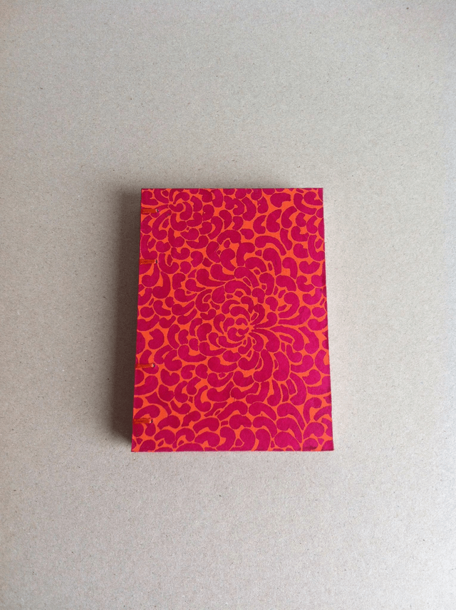 Carnet de note - Rouge à motifs