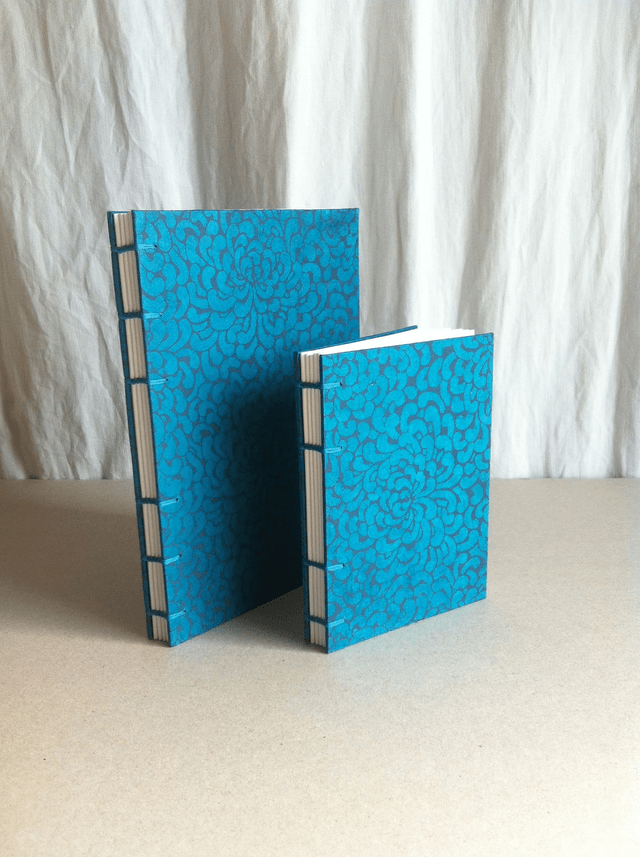 Répertoire - Bleu à motifs