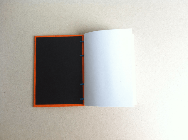 Agenda à remplir - Orange uni