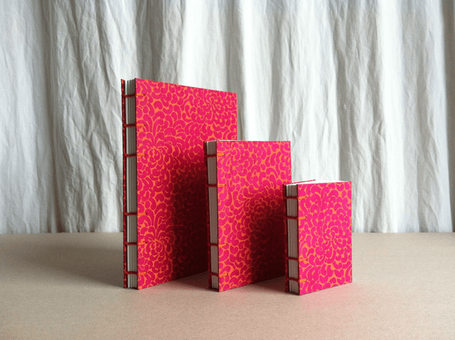 Carnet de note - Rouge à motifs