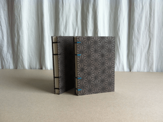 Carnet de note - Noir à motifs géométriques