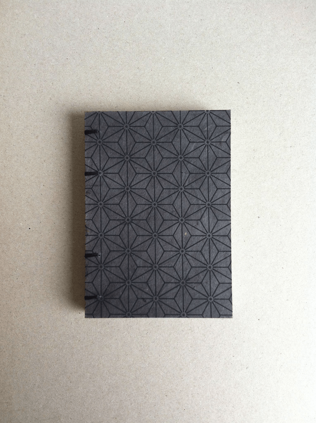 Carnet de note - Noir à motifs géométriques