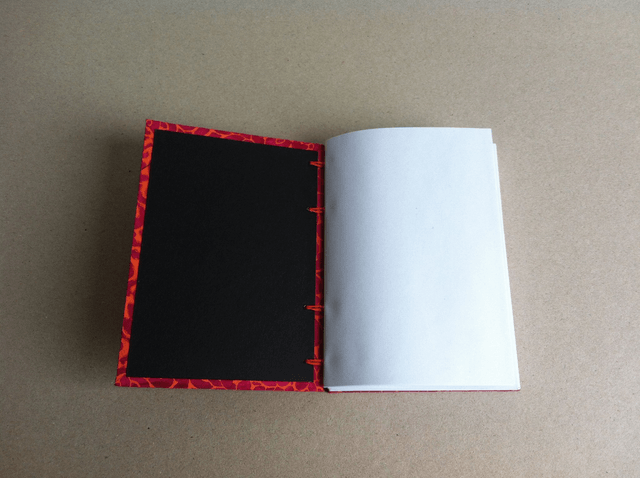 Carnet de note - Rouge à motifs