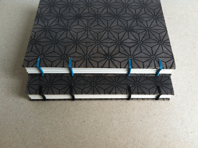 Carnet de note - Noir à motifs géométriques