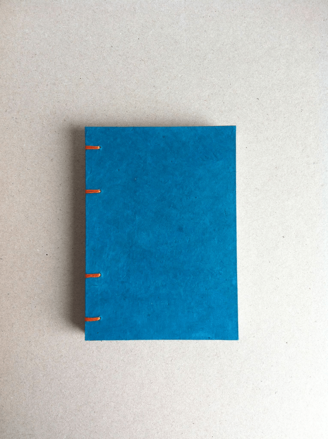 Agenda à remplir - Bleu uni