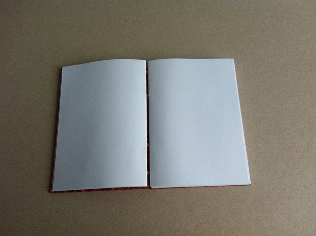 Carnet de note - Rouge à motifs