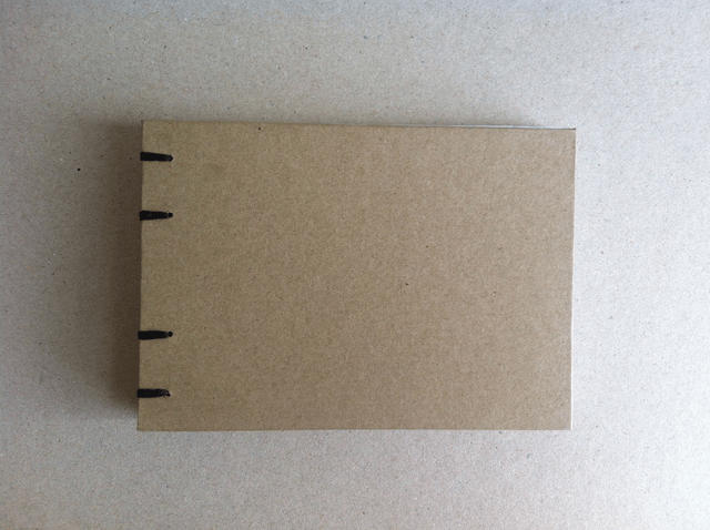 Agenda à remplir - Format paysage - Kraft