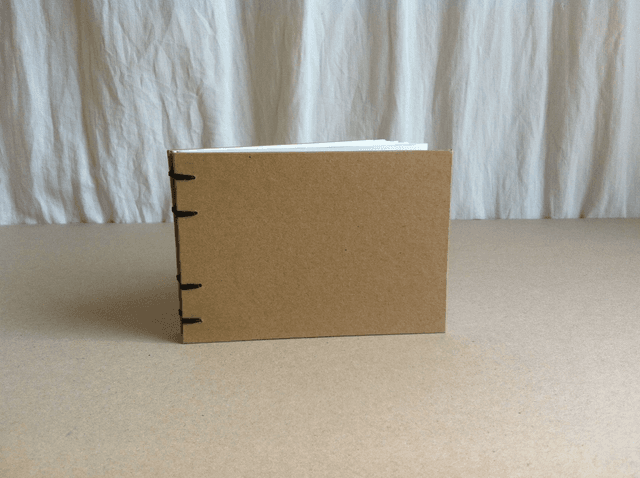 Agenda à remplir - Format paysage - Kraft